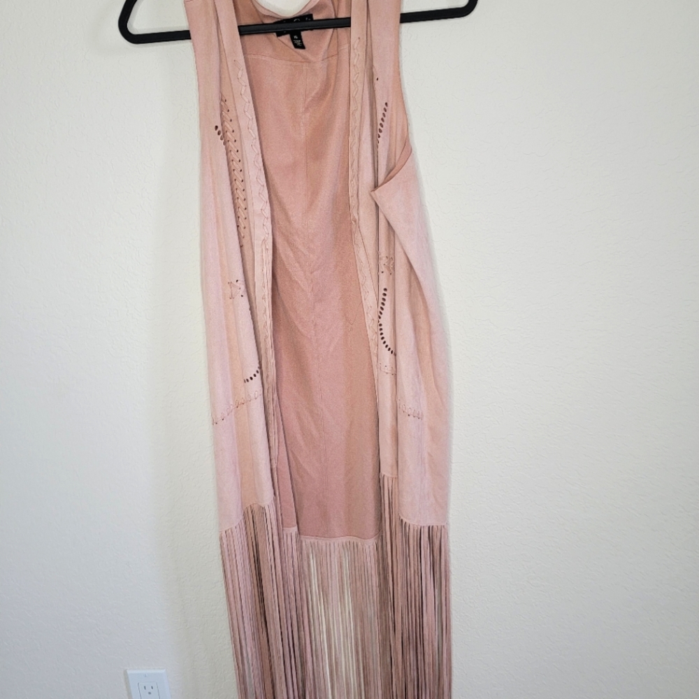 Jessica Simpson Fringed Vest